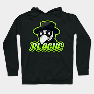 Cute Plague Doctor Mascot Logo Hoodie